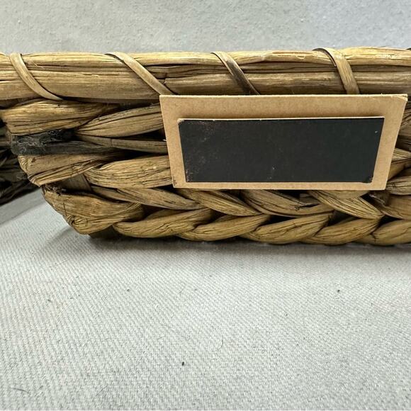 Set of 3 Farmhouse Chic seagrass woven baskets w/ chalkboard labels Hobby Lobby - Picture 13 of 13